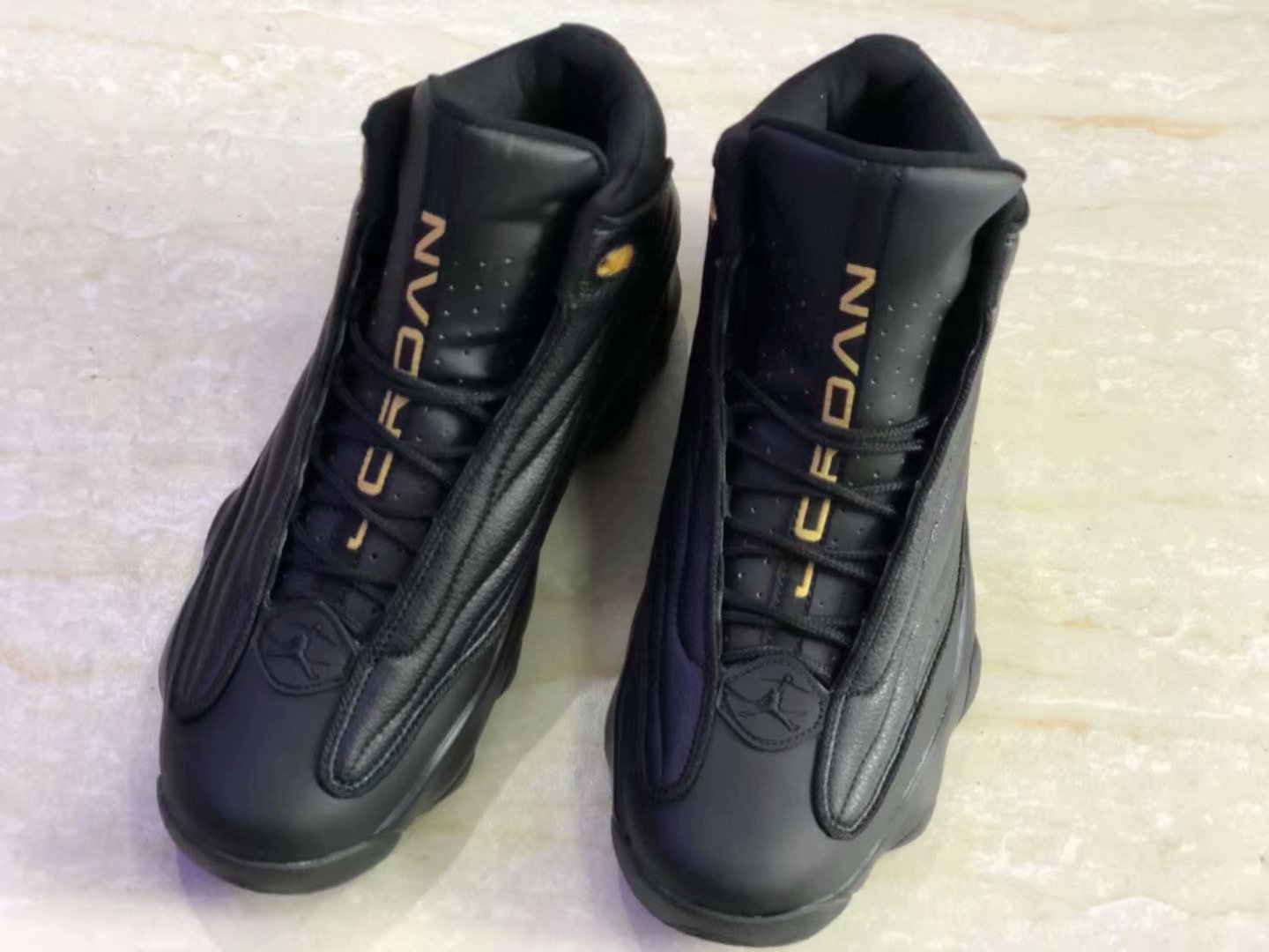 New Air Jordan 13.5 All Black Shoes - Click Image to Close